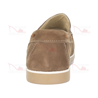 MOCASSINO NABUK TAUPE CRISPINO - CR-07