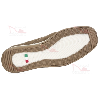 MOCASSINO NABUK TAUPE CRISPINO - CR-320