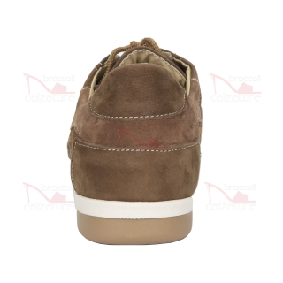 MOCASSINO NABUK TAUPE SPILLO GRUPPO CRISTINO - SPG-410